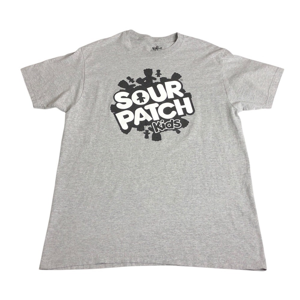Ripple Junction Sour Patch Kids Shirt Men L Gray Retro Short Sleeve Crew Graphic